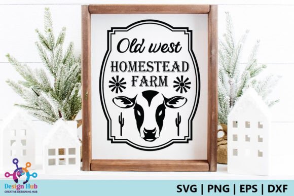 Download Old West Homestead Farm Sign SVG - Farm sign svg Collection