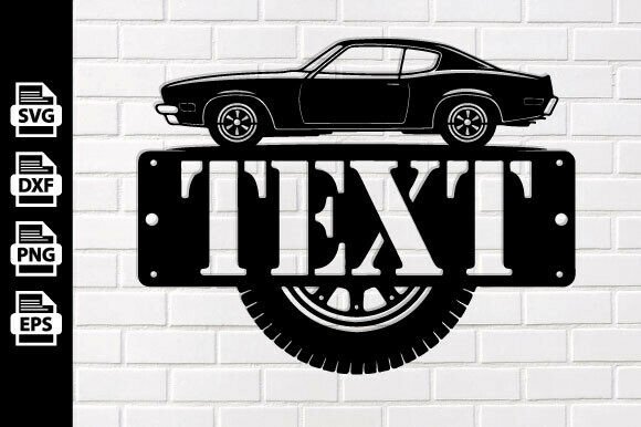 Download Custom Garage Name Metal Wall Art Laser - Wall art Collection