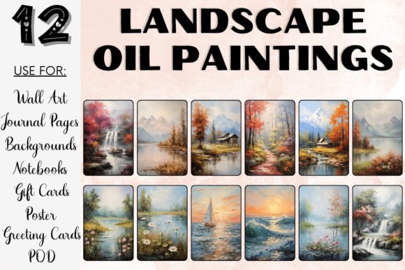 Download Landscape Oil Paintings Poster Wall Art - Wall art Collection