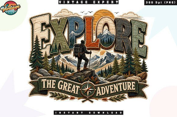 Download Explore the Great Adventure Hiking PNG - Explore Collection