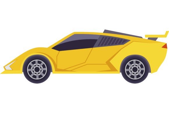 Download Side View of Race Car Vector. Automobile - Premium Bundle