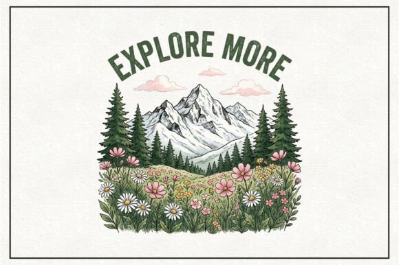 Download Explore More Mountain Vintage Nature - Explore Collection