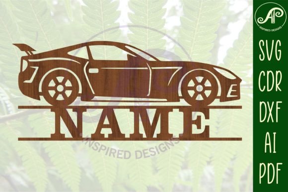 Download Race Car Name Sign SVG Cut File - Race car Collection