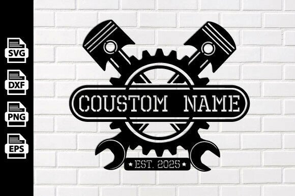 Download Personalized Garage Metal Wall Art Sign - Wall art Collection