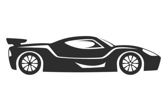 Download Fast Speed Drive Black Icon. Race Car Si - Premium Resources