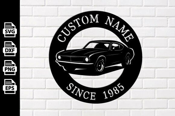 Download Personalized Car Metal Wall Art Laser - Wall art Collection